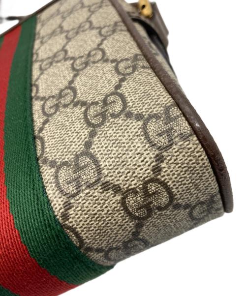 GUCCI（グッチ）GUCCI (グッチ) オフディアミニ メッセンジャーバッグ ブラウンの古着・服飾アイテム