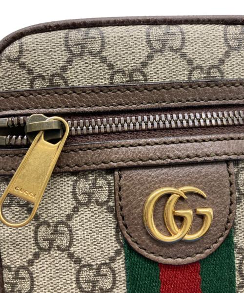 GUCCI（グッチ）GUCCI (グッチ) オフディアミニ メッセンジャーバッグ ブラウンの古着・服飾アイテム