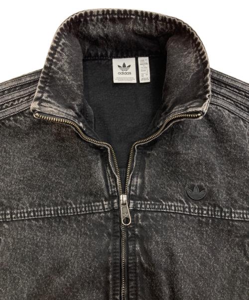 adidas（アディダス）adidas (アディダス) プレミアム エッセンシャルズ デニム トラックトップ ブラック サイズ:Sの古着・服飾アイテム