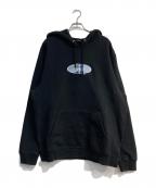 stussyステューシー）の古着「2 BAR HOODIE　118367」｜ブラック