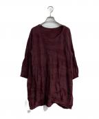 JURGEN LEHLヨーガンレール）の古着「ロングスリーブチュニック　J0114UB532」｜ボルドー