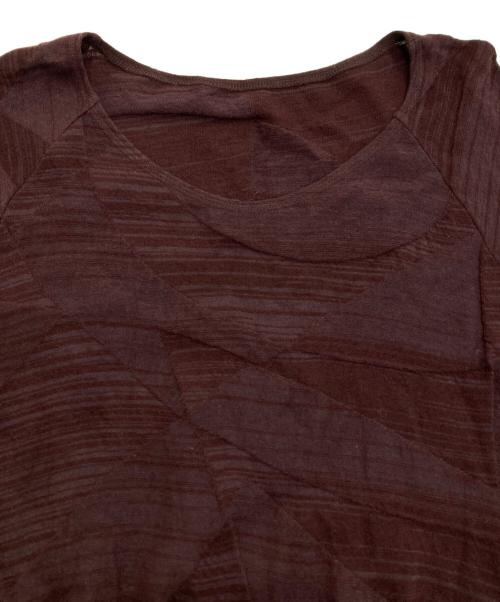 JURGEN LEHL（ヨーガンレール）JURGEN LEHL (ヨーガンレール) ロングスリーブチュニック　J0114UB532 ボルドー サイズ:Mの古着・服飾アイテム