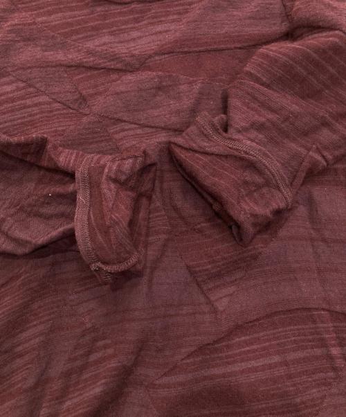 JURGEN LEHL（ヨーガンレール）JURGEN LEHL (ヨーガンレール) ロングスリーブチュニック　J0114UB532 ボルドー サイズ:Mの古着・服飾アイテム