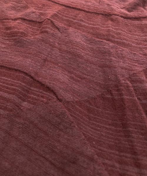 JURGEN LEHL（ヨーガンレール）JURGEN LEHL (ヨーガンレール) ロングスリーブチュニック　J0114UB532 ボルドー サイズ:Mの古着・服飾アイテム