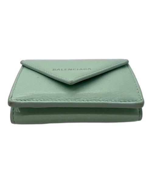 BALENCIAGA（バレンシアガ）BALENCIAGA (バレンシアガ) ペーパーミニ ミントグリーンの古着・服飾アイテム