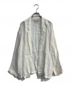 ARGUEアーギュ）の古着「リネンジャケット　AR24SS-AP035」｜ホワイト