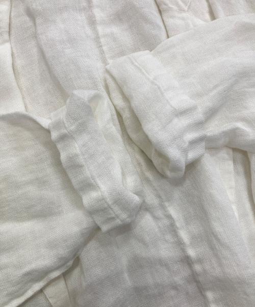 ARGUE（アーギュ）ARGUE (アーギュ) リネンジャケット　AR24SS-AP035 ホワイト サイズ:Freeの古着・服飾アイテム