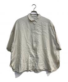 ARGUE（アーギュ）の古着「ORGANIC COTTON CUPRA FLOW WIDE SHIRTS」｜ベージュ