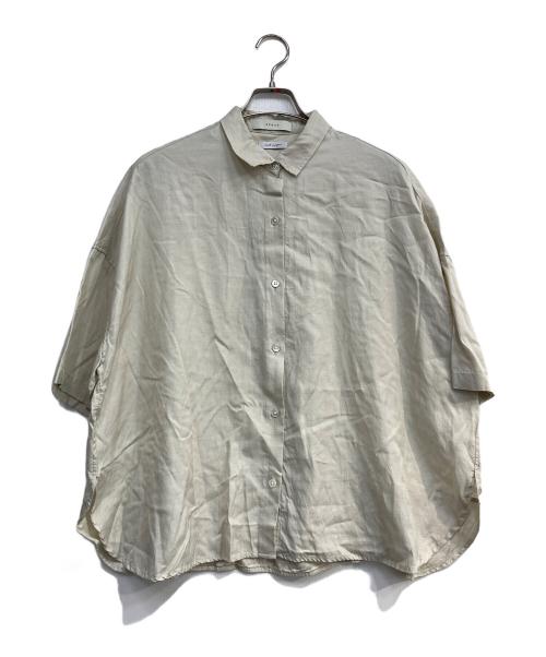 ARGUE（アーギュ）ARGUE (アーギュ) ORGANIC COTTON CUPRA FLOW WIDE SHIRTS ベージュ サイズ:Freeの古着・服飾アイテム