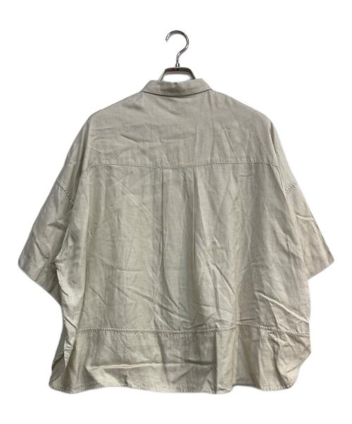 ARGUE（アーギュ）ARGUE (アーギュ) ORGANIC COTTON CUPRA FLOW WIDE SHIRTS ベージュ サイズ:Freeの古着・服飾アイテム
