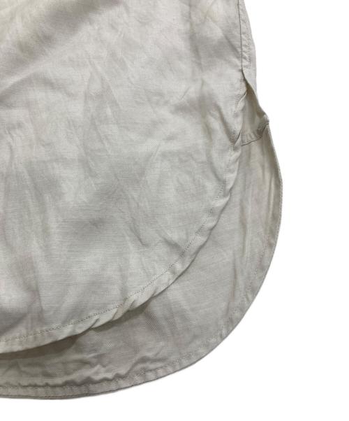 ARGUE（アーギュ）ARGUE (アーギュ) ORGANIC COTTON CUPRA FLOW WIDE SHIRTS ベージュ サイズ:Freeの古着・服飾アイテム