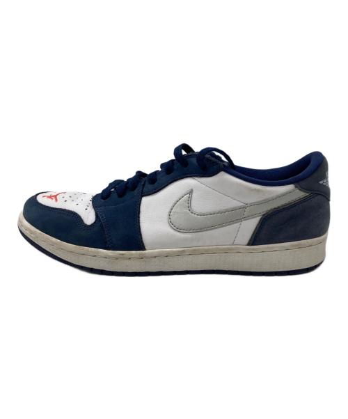 NIKE SB（ナイキエスビー）NIKE SB (ナイキエスビー) AIR JORDAN 1 LOW QS ホワイト×ネイビー サイズ:26.5cmの古着・服飾アイテム