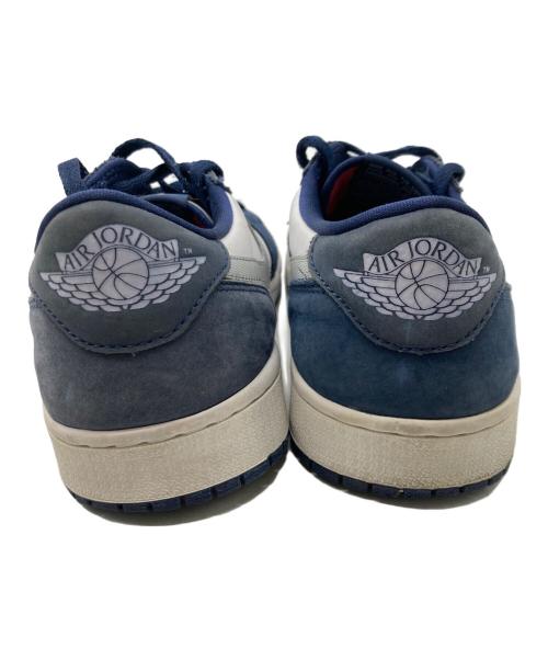 NIKE SB（ナイキエスビー）NIKE SB (ナイキエスビー) AIR JORDAN 1 LOW QS ホワイト×ネイビー サイズ:26.5cmの古着・服飾アイテム