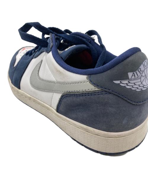NIKE SB（ナイキエスビー）NIKE SB (ナイキエスビー) AIR JORDAN 1 LOW QS ホワイト×ネイビー サイズ:26.5cmの古着・服飾アイテム