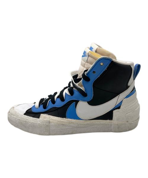 NIKE（ナイキ）NIKE (ナイキ) sacai (サカイ) BLAZER MID ブルー×ブラック サイズ:26.5cmの古着・服飾アイテム