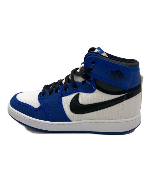 NIKE（ナイキ）NIKE (ナイキ) AIR JORDAN 1 KO HIGH ホワイト×ブルー サイズ:26.5cmの古着・服飾アイテム