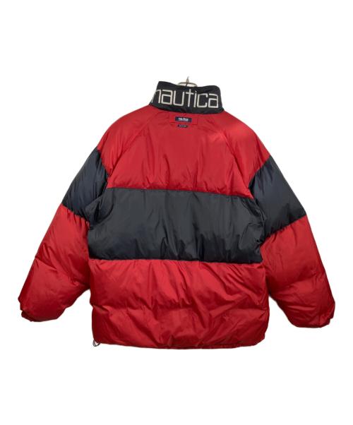 NAUTICA（ノーティカ）NAUTICA (ノーティカ) FREAK'S STORE (フリークスストア) リバーシブルダウンジャケット ネイビー×レッド サイズ:XLの古着・服飾アイテム