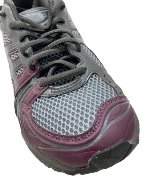 asics（アシックス）asics (アシックス) atmos (アトモス) GEL-KAYANO 14 グレー×パープル サイズ:26.5cmの古着・服飾アイテム