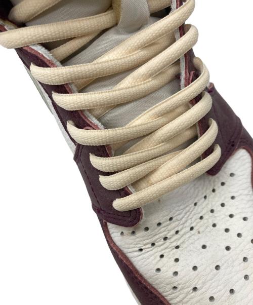 NIKE（ナイキ）NIKE (ナイキ) AIR JORDAN 1 RETRO HIGH OG ボルドー×ホワイト サイズ:26.5cmの古着・服飾アイテム