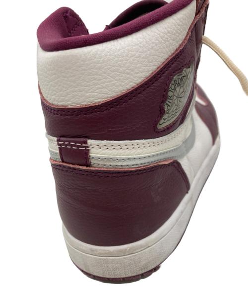 NIKE（ナイキ）NIKE (ナイキ) AIR JORDAN 1 RETRO HIGH OG ボルドー×ホワイト サイズ:26.5cmの古着・服飾アイテム