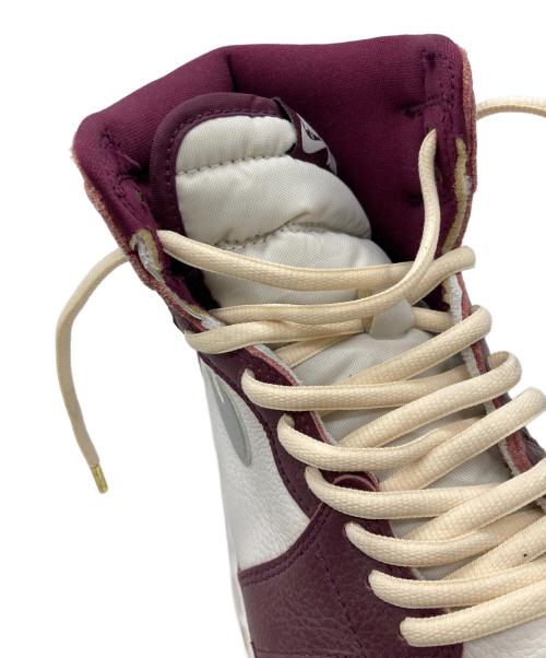 NIKE（ナイキ）NIKE (ナイキ) AIR JORDAN 1 RETRO HIGH OG ボルドー×ホワイト サイズ:26.5cmの古着・服飾アイテム