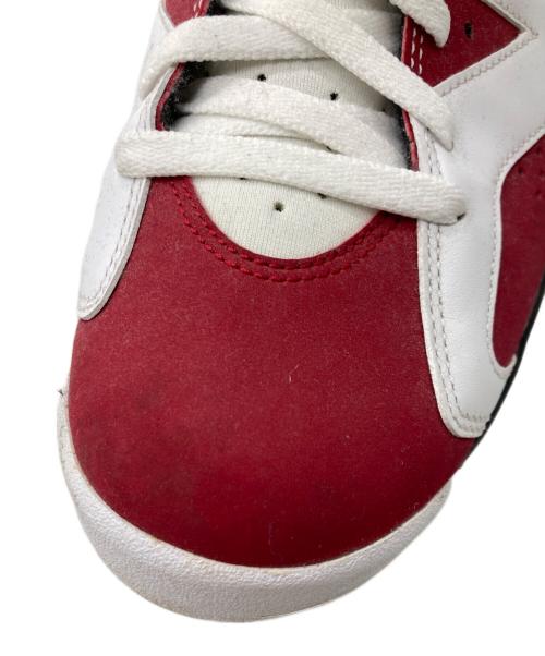 NIKE（ナイキ）NIKE (ナイキ) AIR JORDAN 6 RETRO レッド×ホワイト サイズ:27cmの古着・服飾アイテム