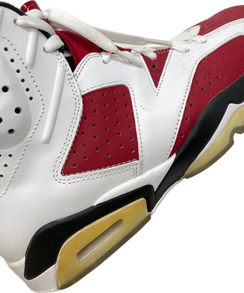 NIKE（ナイキ）NIKE (ナイキ) AIR JORDAN 6 RETRO レッド×ホワイト サイズ:27cmの古着・服飾アイテム