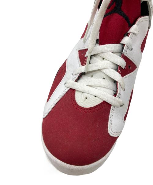 NIKE（ナイキ）NIKE (ナイキ) AIR JORDAN 6 RETRO レッド×ホワイト サイズ:27cmの古着・服飾アイテム