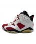 NIKE (ナイキ) AIR JORDAN 6 RETRO レッド×ホワイト サイズ:27cm：10000円