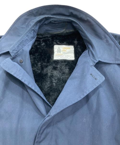 london fog（ロンドンフォグ）LONDON FOG (ロンドンフォグ) ボアライナー付ステンカラーコート ネイビー サイズ:44の古着・服飾アイテム