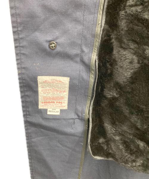 london fog（ロンドンフォグ）LONDON FOG (ロンドンフォグ) ボアライナー付ステンカラーコート ネイビー サイズ:44の古着・服飾アイテム