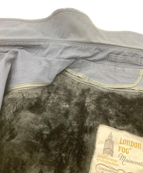 london fog（ロンドンフォグ）LONDON FOG (ロンドンフォグ) ボアライナー付ステンカラーコート ネイビー サイズ:44の古着・服飾アイテム