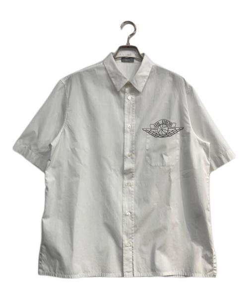 Dior（ディオール）Dior (ディオール) NIKE (ナイキ) AIR DIOR半袖シャツ ホワイト サイズ:41の古着・服飾アイテム