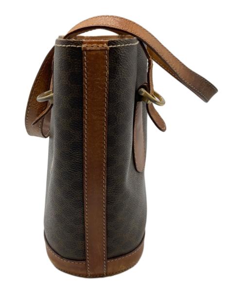 CELINE（セリーヌ）CELINE (セリーヌ) マカダム柄トートバッグ ブラウンの古着・服飾アイテム