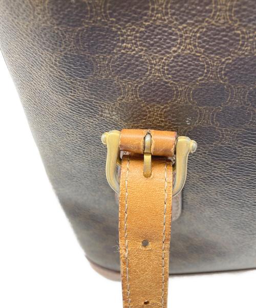 CELINE（セリーヌ）CELINE (セリーヌ) マカダム柄トートバッグ ブラウンの古着・服飾アイテム