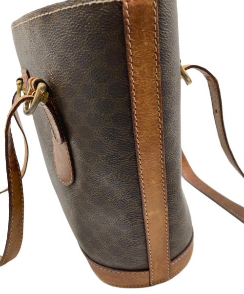 CELINE（セリーヌ）CELINE (セリーヌ) マカダム柄トートバッグ ブラウンの古着・服飾アイテム