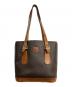 CELINE（セリーヌ）の古着「マカダム柄トートバッグ」｜ブラウン