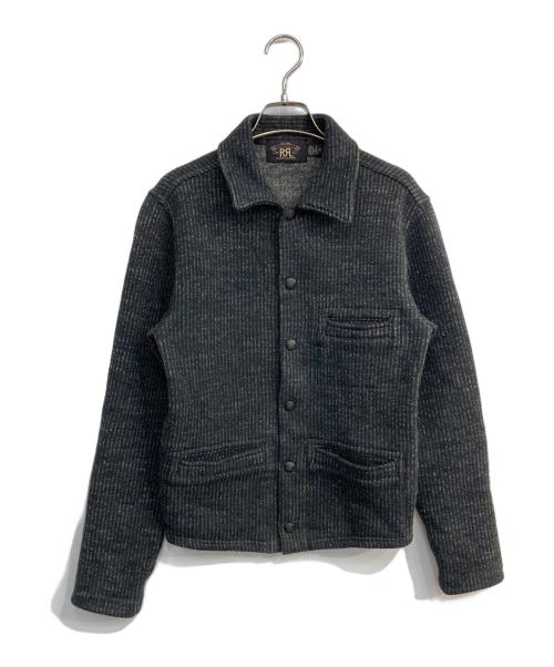 RRL（ダブルアールエル）RRL (ダブルアールエル) ビーチクロスジャケット ネイビー×ベージュ サイズ:XSの古着・服飾アイテム