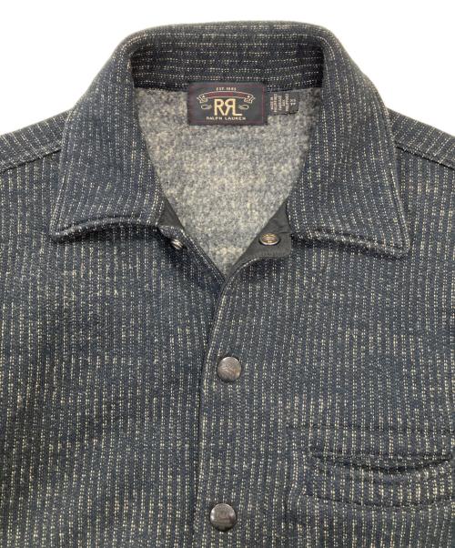 RRL（ダブルアールエル）RRL (ダブルアールエル) ビーチクロスジャケット ネイビー×ベージュ サイズ:XSの古着・服飾アイテム