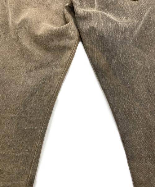 RRL（ダブルアールエル）RRL (ダブルアールエル) Slim Fit 5-Pocket Denim Distressed Brown Wash ブラウン サイズ:W28L30の古着・服飾アイテム