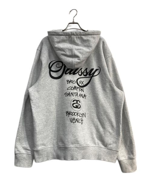 stussy（ステューシー）stussy (ステューシー) プルオーバーパーカー　dover street market グレー サイズ:Lの古着・服飾アイテム
