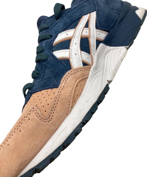 asics（アシックス）asics (アシックス) KITH (キス) GEL LYTE 5 SALMON TOE. ネイビー×ピンク サイズ:27cmの古着・服飾アイテム