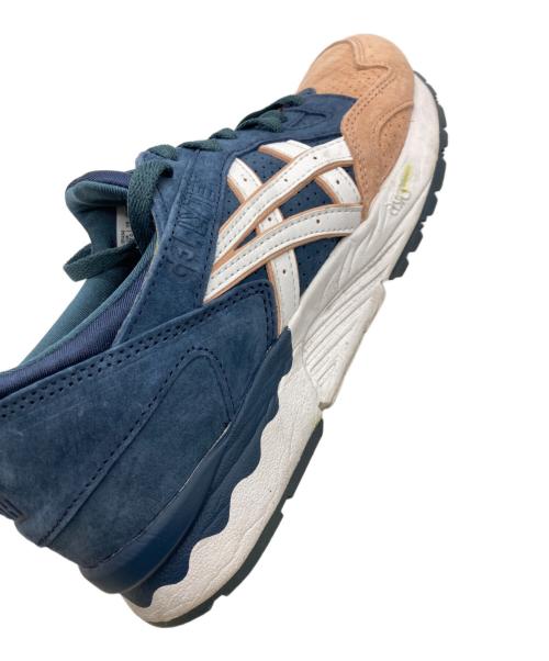 asics（アシックス）asics (アシックス) KITH (キス) GEL LYTE 5 SALMON TOE. ネイビー×ピンク サイズ:27cmの古着・服飾アイテム