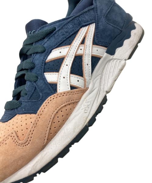 asics（アシックス）asics (アシックス) KITH (キス) GEL LYTE 5 SALMON TOE. ネイビー×ピンク サイズ:27cmの古着・服飾アイテム