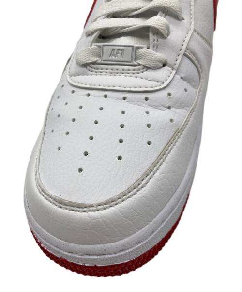 NIKE（ナイキ）NIKE (ナイキ) WMNS AIR FORCE 1 07 NN ホワイト×レッド サイズ:28.5cmの古着・服飾アイテム
