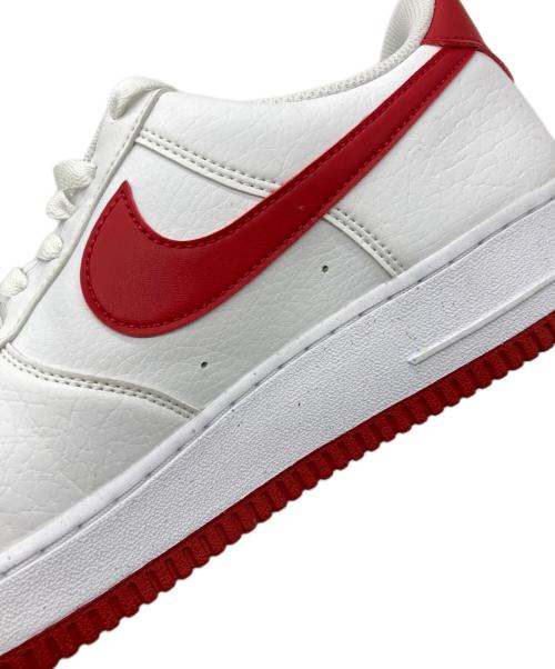NIKE（ナイキ）NIKE (ナイキ) WMNS AIR FORCE 1 07 NN ホワイト×レッド サイズ:28.5cmの古着・服飾アイテム