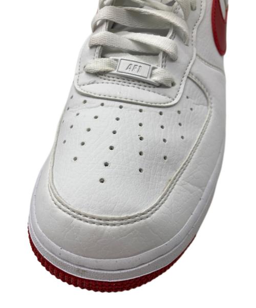 NIKE（ナイキ）NIKE (ナイキ) WMNS AIR FORCE 1 07 NN ホワイト×レッド サイズ:28.5cmの古着・服飾アイテム
