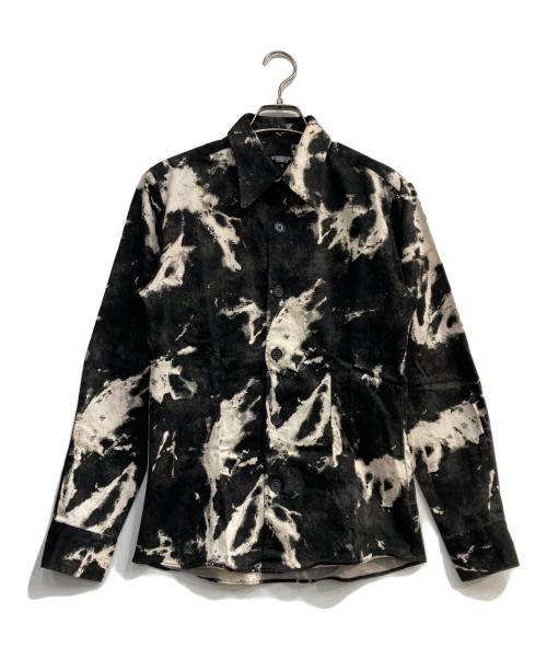 TORNADO MART（トルネードマート）TORNADO MART (トルネードマート) 総柄シャツ　TSH-4223 ブラック×ホワイト サイズ:Mの古着・服飾アイテム