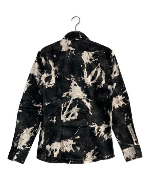 TORNADO MART（トルネードマート）TORNADO MART (トルネードマート) 総柄シャツ　TSH-4223 ブラック×ホワイト サイズ:Mの古着・服飾アイテム