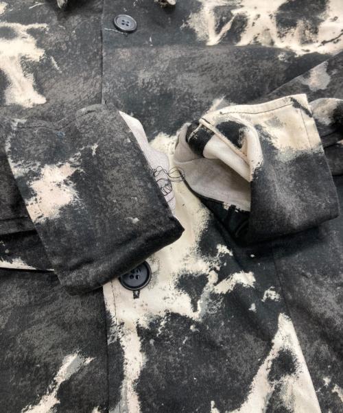 TORNADO MART（トルネードマート）TORNADO MART (トルネードマート) 総柄シャツ　TSH-4223 ブラック×ホワイト サイズ:Mの古着・服飾アイテム